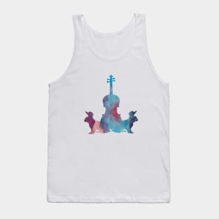 Rabbits and viola Tank Top